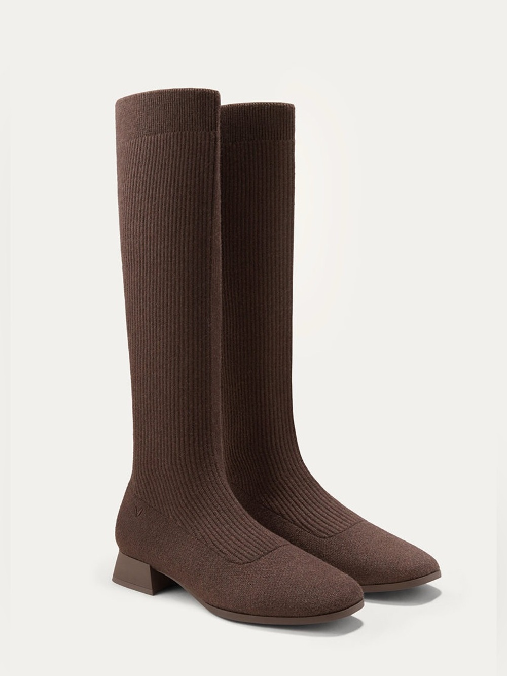Pro Knee High Boots Wool Size 7.5 Chocolate Brown
